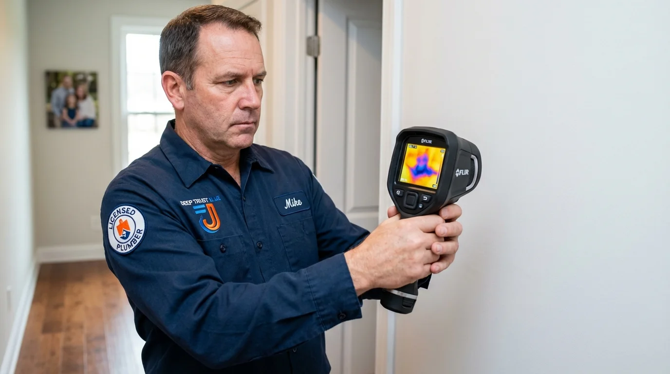Thermal imaging leak detection by Johns Plumbing LLC in Lititz